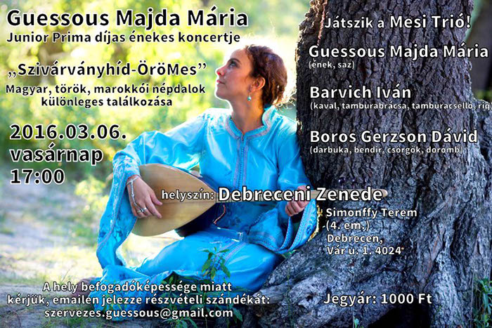 Guessous Majda Mária koncertje
