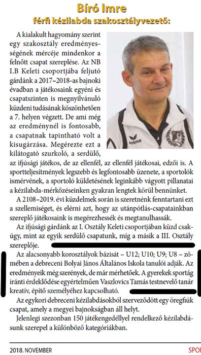 Egyetemi élet 2018-11